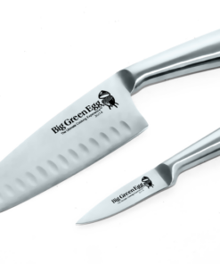 **Discontinued** Big Green Egg:  Knife Set Stainless Steel 2 Piece - 8 Chef and 3.5 Paring