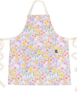 Designer Aprons - Full Coverage Polycotton with Large Pockets - Vibrant Apron - Water/Oil/Stain Resistant