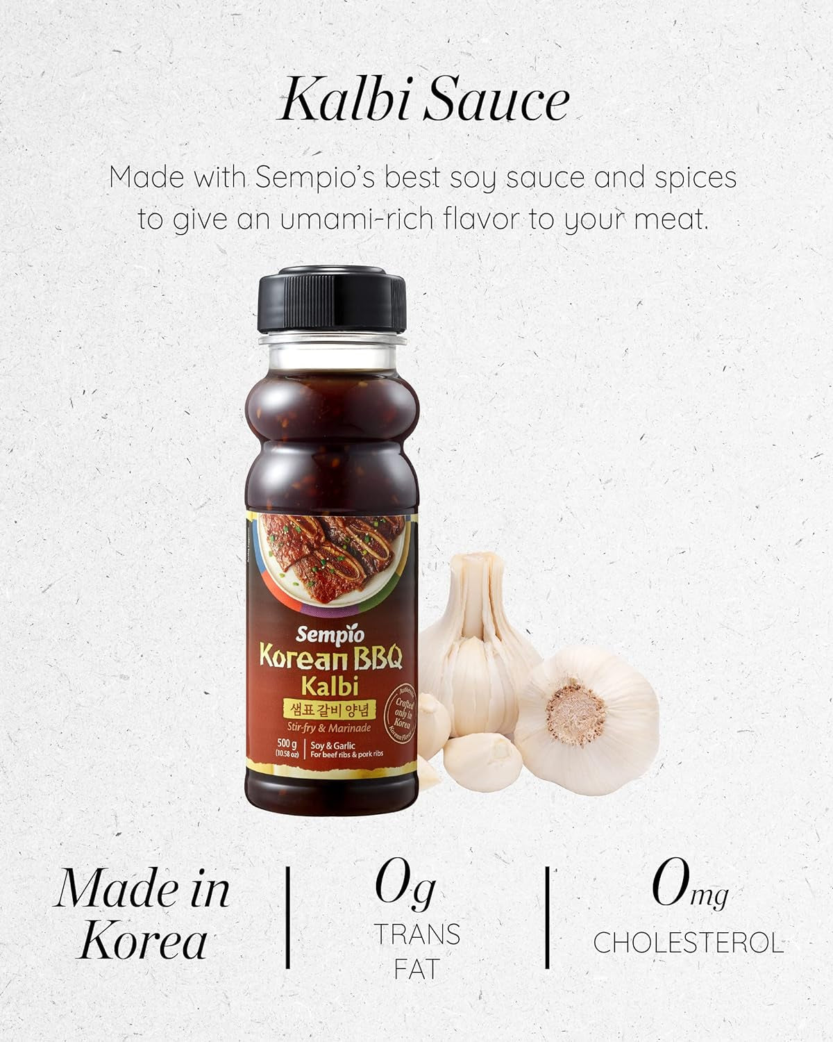 Sempio Korean Kalbi Marinade Sauce (17.63Oz. 500G). Korean BBQ Sauce. - Image 2