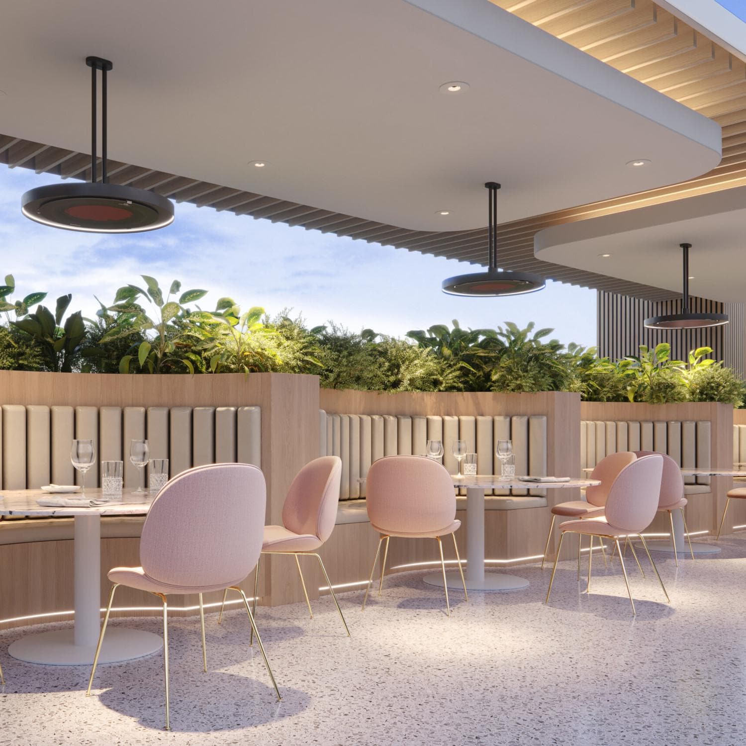 Bromic Heating: ECLIPSE ELECTRIC 24 TWIN STRAIGHT CEILING POLE - Image 2