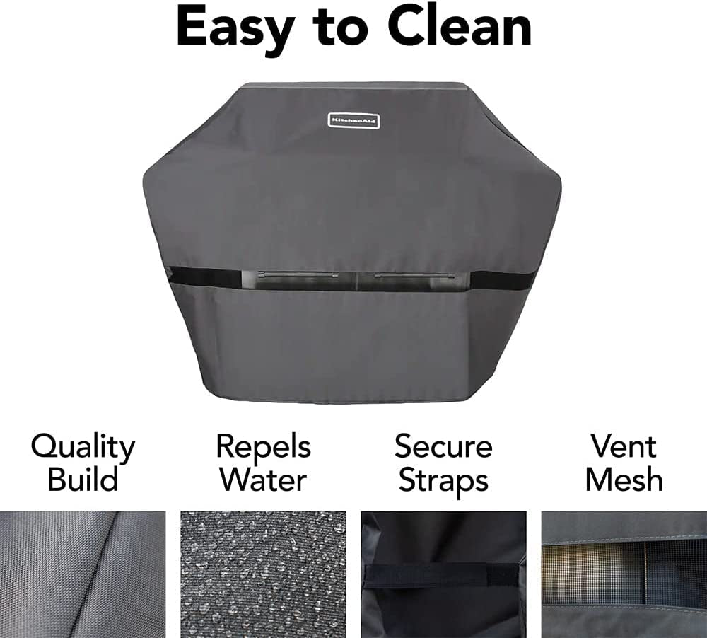 Kitchenaid 700-0745A 56-Inch X 23-Inch Gas Grill Cover. Grey - Image 2