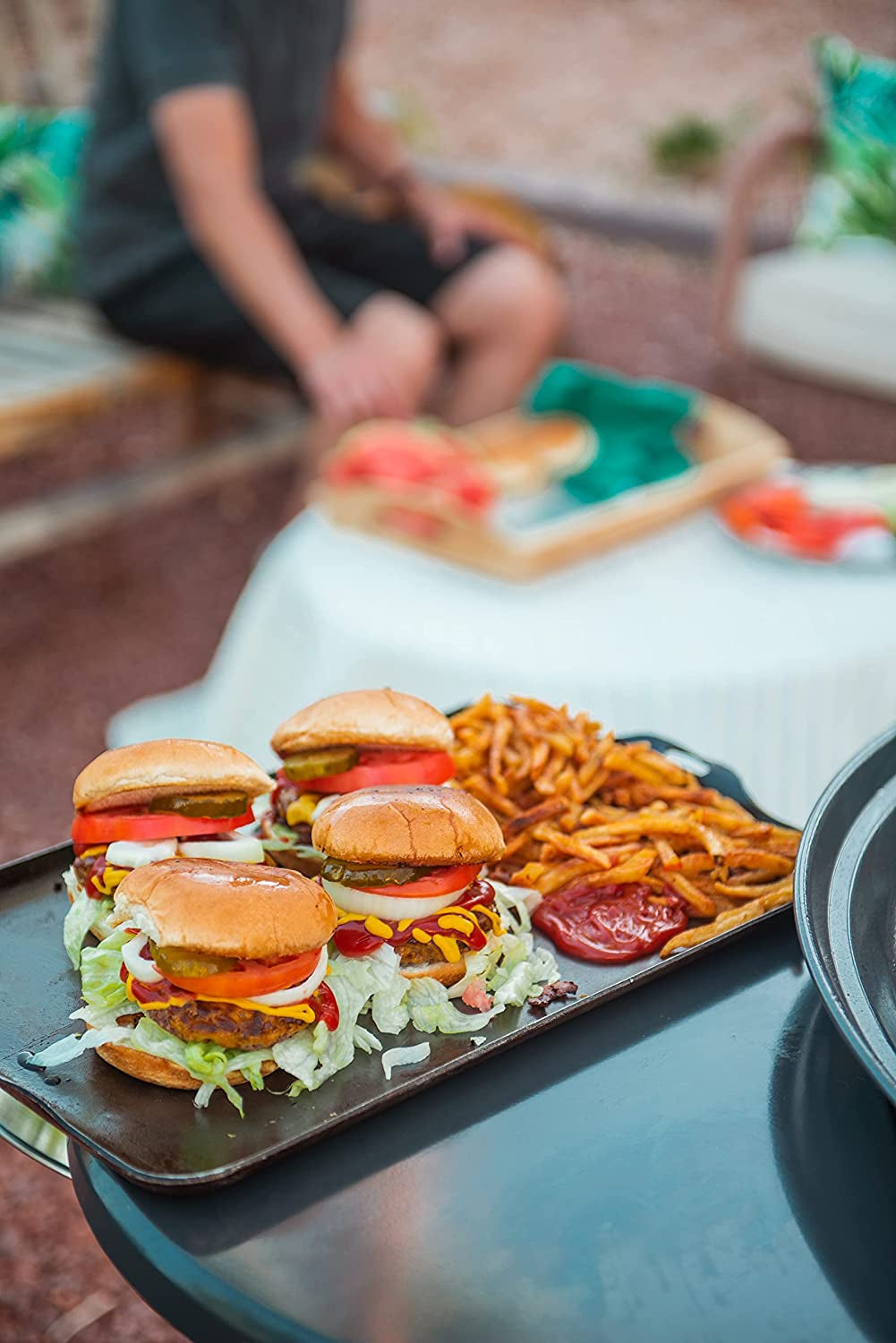 CGG-888 Outdoor Stainless Steel Lid. 360° Griddle Cooking Center - Image 8