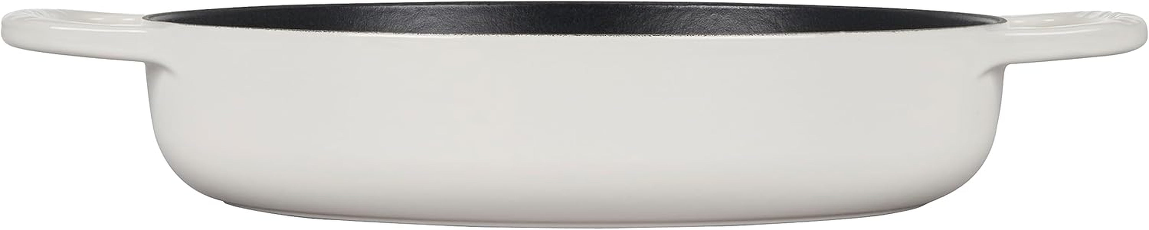 Le Creuset Signature Cast Iron Everyday Pan. 11. White - Image 3