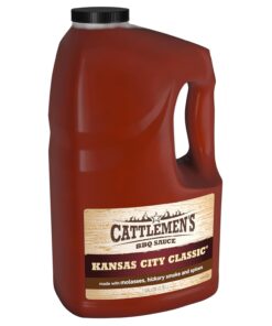Cattlemen'S Kansas City Classic BBQ Sauce. 1 Gal - One Gallon Jug of Kansas City Barbecue Sauce. Perfect Tangy. Sweet Flavor for Pork. Wings. Chicken and More