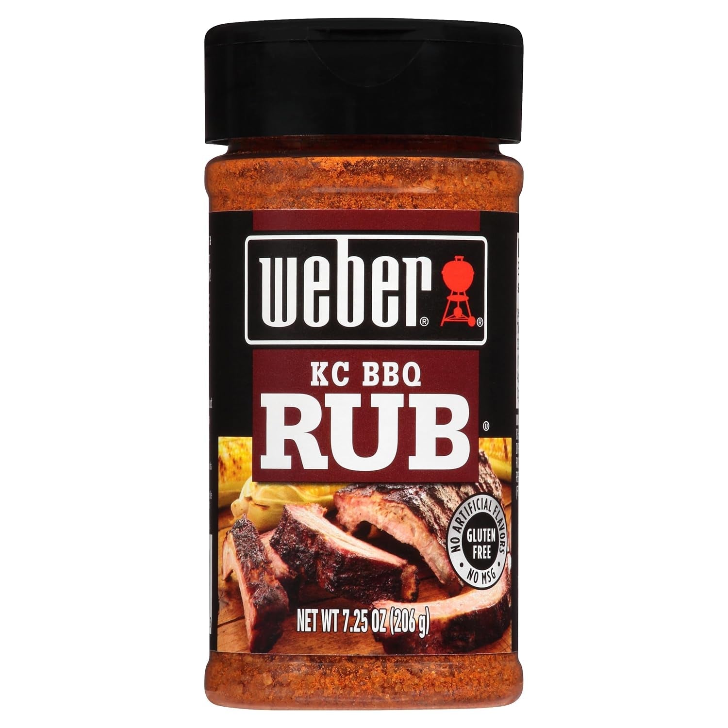 Weber KC BBQ Rub. 7.25 Ounce Shaker
