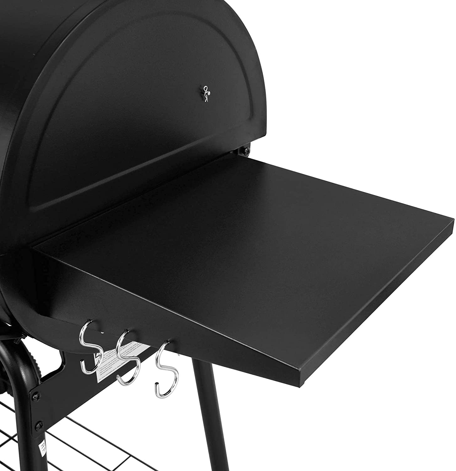 CC1830SC Charcoal Grill Offset Smoker with Cover. 811 Square Inches. Black. Outdoor Camping - Image 9