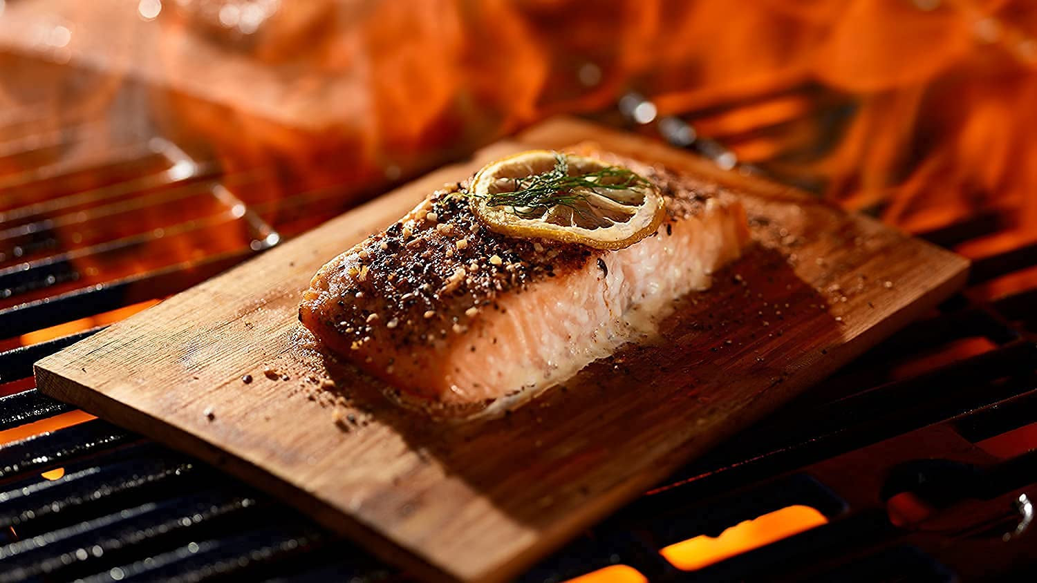 12 PK. Cedar Planks for Grilling Salmon.11X 5.5 Better Smoking. Add Best Smoky Flavor to Salmon. Veggies. Restaurant Quantity - Image 6