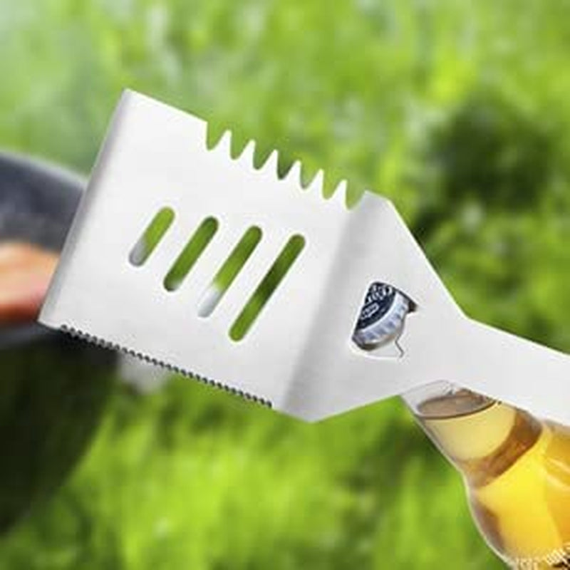 Cifaisi BBQ Grill Utensils Set for Camping/Backyard. 38Pcs Stainless Steel Grill Tools Grilling Accessories with Barbecue Mats. Aluminum Case. Thermometer for Men Women - Image 8