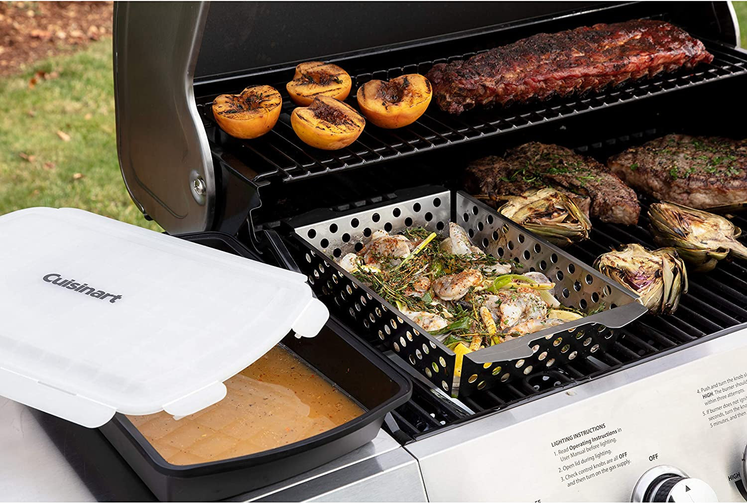 CMT-200 Marinade Basket Set Grilling - Image 11