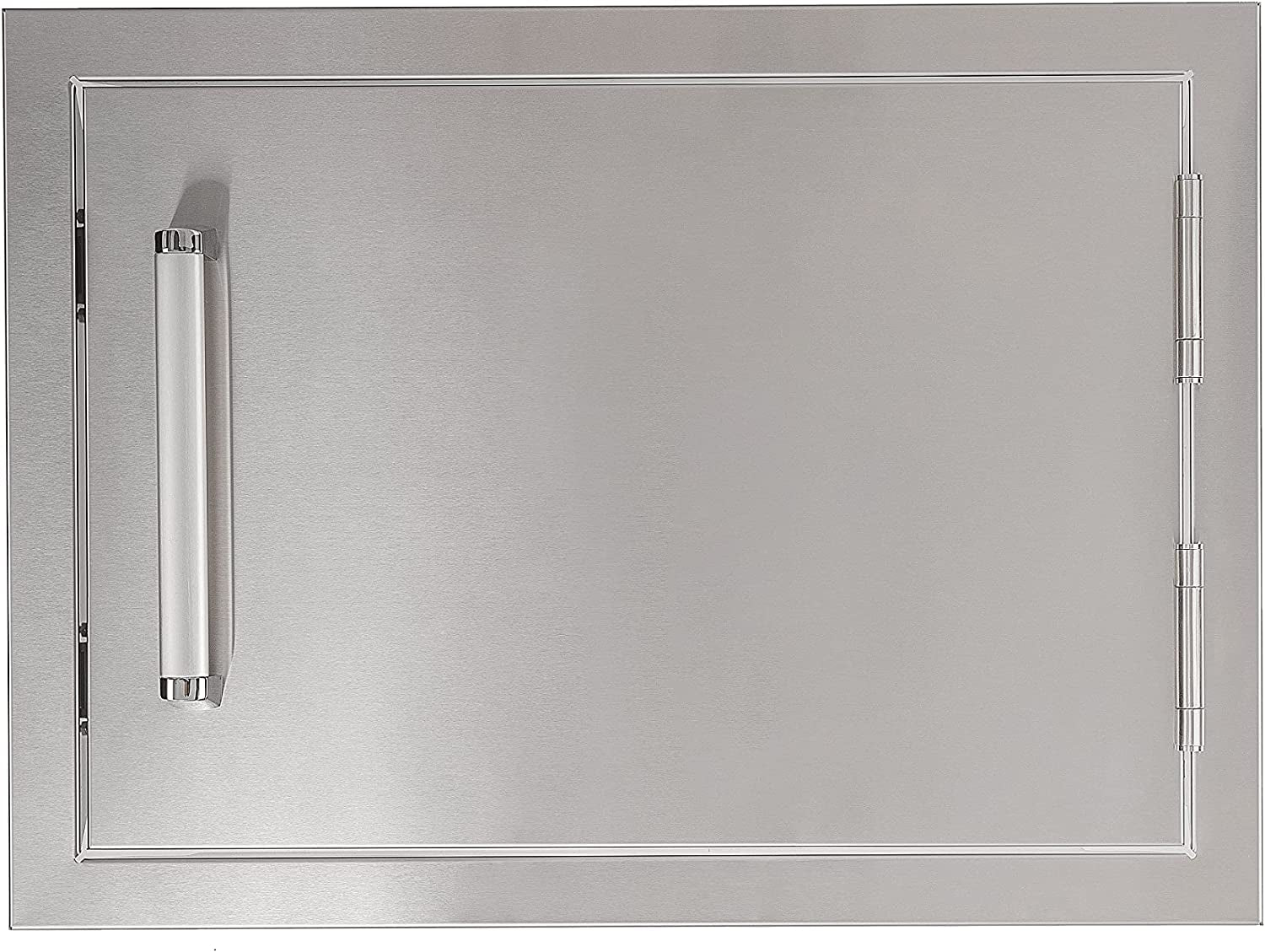 WHISTLER Outdoor Kitchen Single Access Door.20X14 Inch.304 Stainless Steel BBQ Grill Doors.Silver