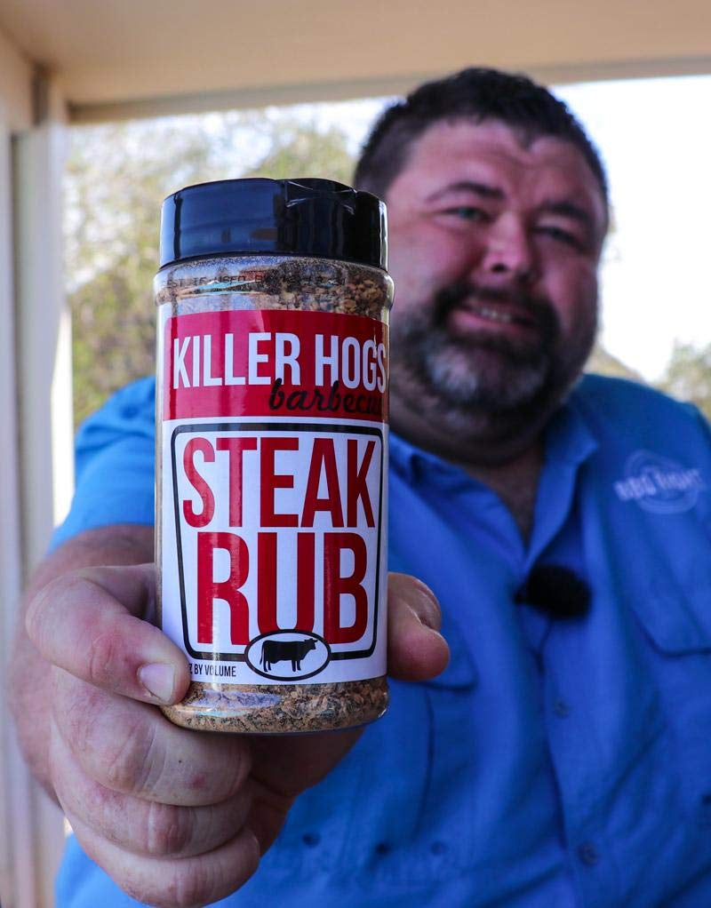 Killer Hogs Steak Rub | Championship BBQ and Grill Seasoning for Beef. Steak. Burgers. and Chops | Salt. Pepper. Herbs. and Spices | 11 Ounces - Image 4