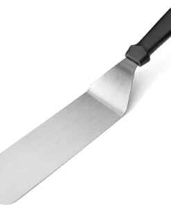 New Star Foodservice 36190 Plastic Handle Flexible Grill Turner/Spatula. 14.5-Inch. Black