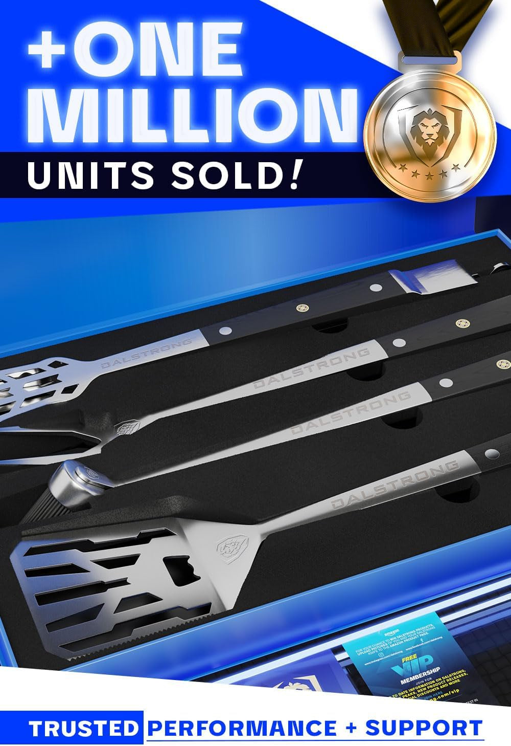 4-Piece Professional BBQ Pitmaster Grill Set - Premium High-Carbon Stainless Steel Grilling Accessories - 18 Inch Length - Silicone Brush. Spatula. Tongs. Fork - G10 Handles Kitchen Set - Image 6