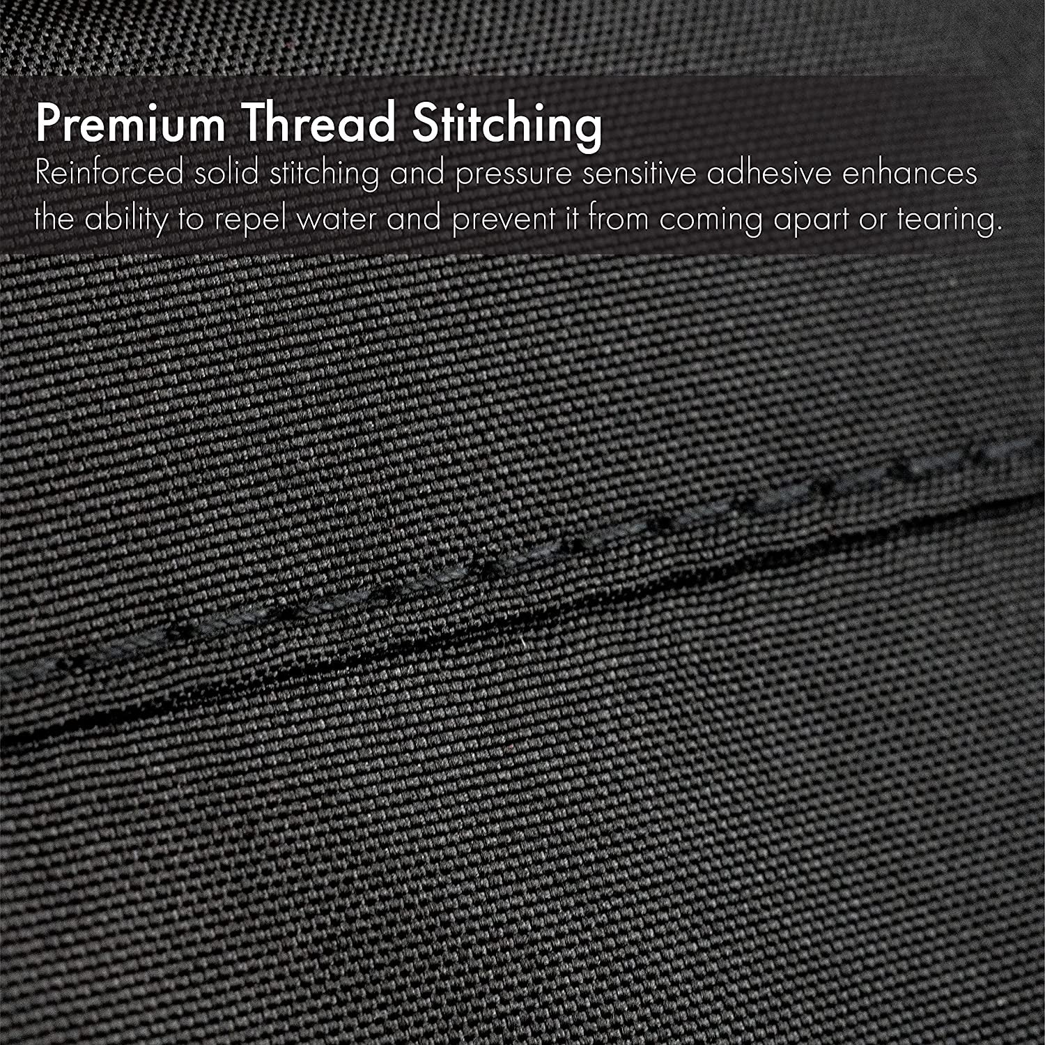 G128 - Black Grill Cover. 30 Inch Gas Grill Cover Waterproof. UV Resistant BBQ Grill Cover. Fits Most Brands of Grills - Black - Image 6