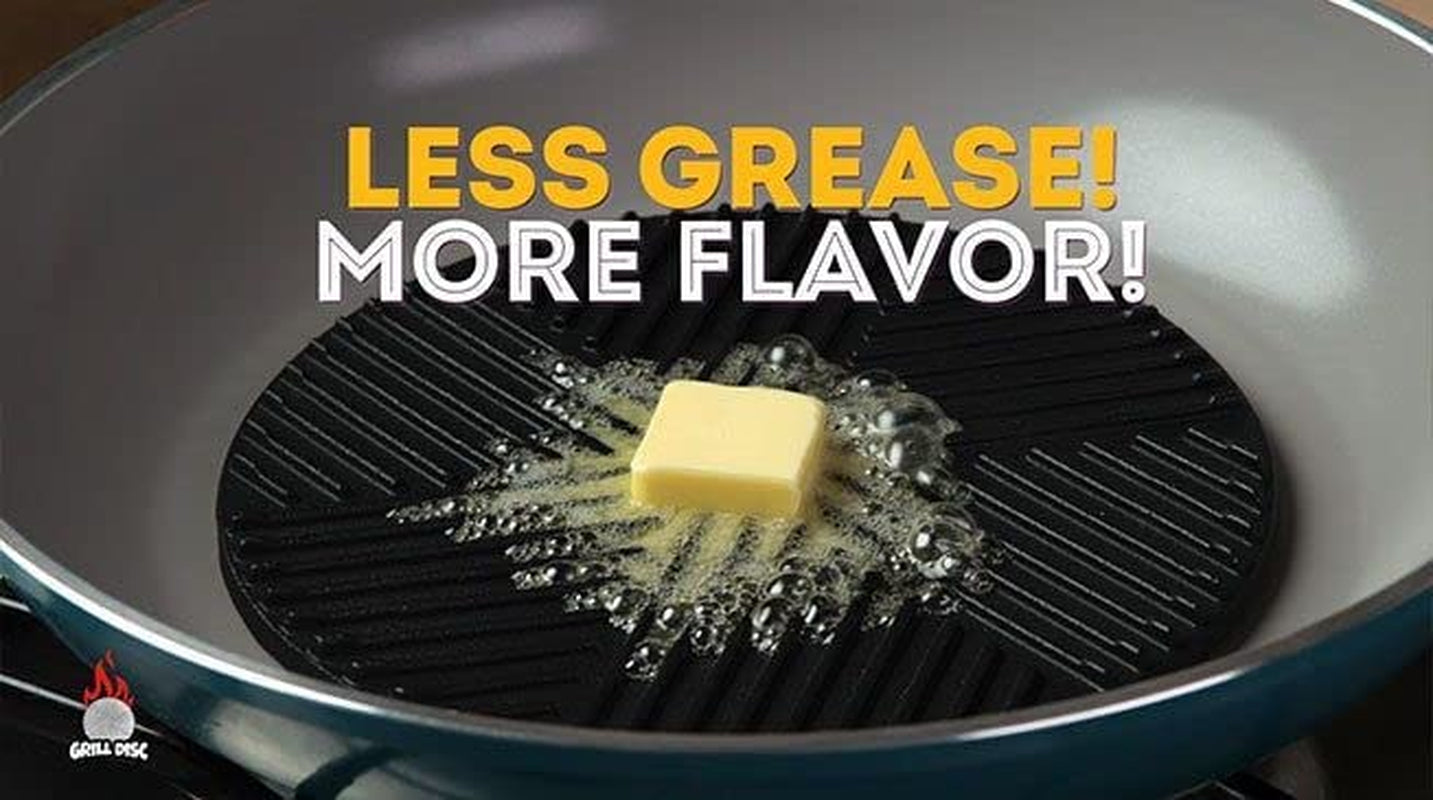 Cast Iron Grill Disc Pan Insert - 7.5 Inch - Image 4