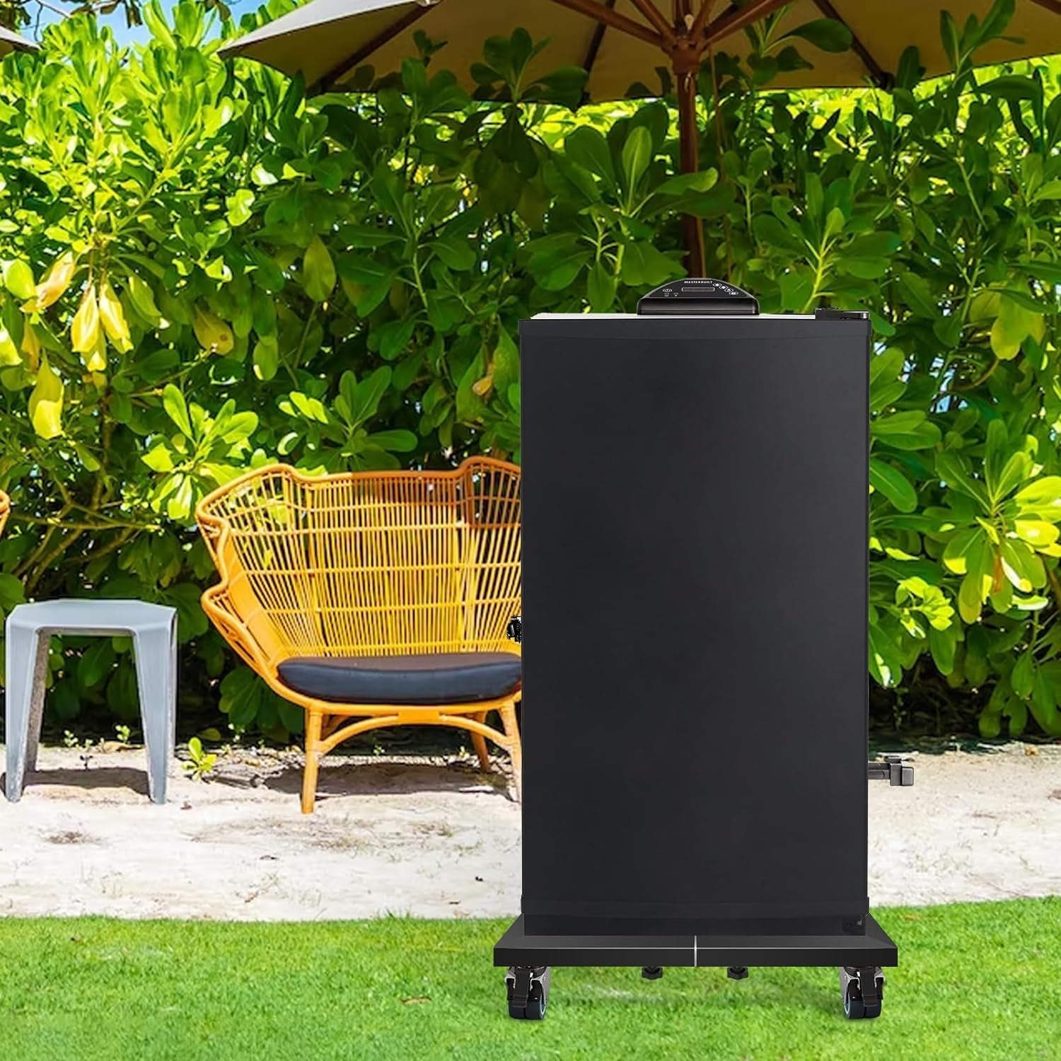 Heavy Duty All Steel Smoker Stand .Electric Smoker&Vertical Electric Smoker&Digital Electric Smoker Universal Mobile Stand Base - Image 7