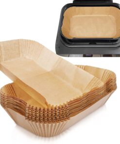 Air Fryer Liners Ninja Foodi Grill Xl Accessories for Ninja Smart Xl Air Fryer. 125Pcs Air Fryer Disposable Paper Liner for Ninja FG551 6-In-1 Grill Parchment Paper Rectangular Air Fryer Accessories