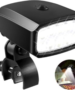 Grill Light Outdoor.  LED BBQ Light Gift for Men Dad Boyfriend Rotatable Grill Accessories with 10 Super Bright LED Lights Including Sturdy Clamp Mount Fits Handle (Battery NOT Included)