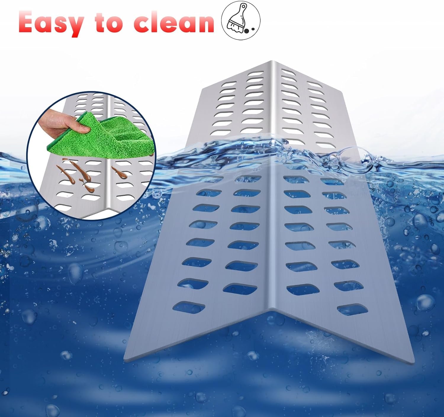 Cozilar Grill Heat Shield Heat Plates for Bull Grill Replacement Parts 16631.16521. 16670. Cal Flame Replacement Parts. Bull Brahma. G Series 5 Burner Grill G5 BBQ18G05. Burner Covers BBQ Accessories - Image 4