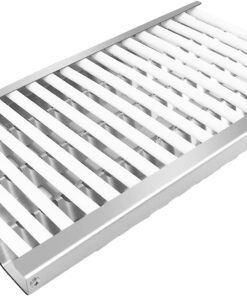 Grill Heat Plate Shield BBQ Ceramic Rod Complete Radiant Tray Replacement Parts for DCS 27DBQ. 27DBR. 27DSBQ. 27FSBQ. 36DBQ. 48DBQ. BGA27-BQ. BGB36-BQARN. BGB48-BQARL. Stainless Steel Gas Burner Cover