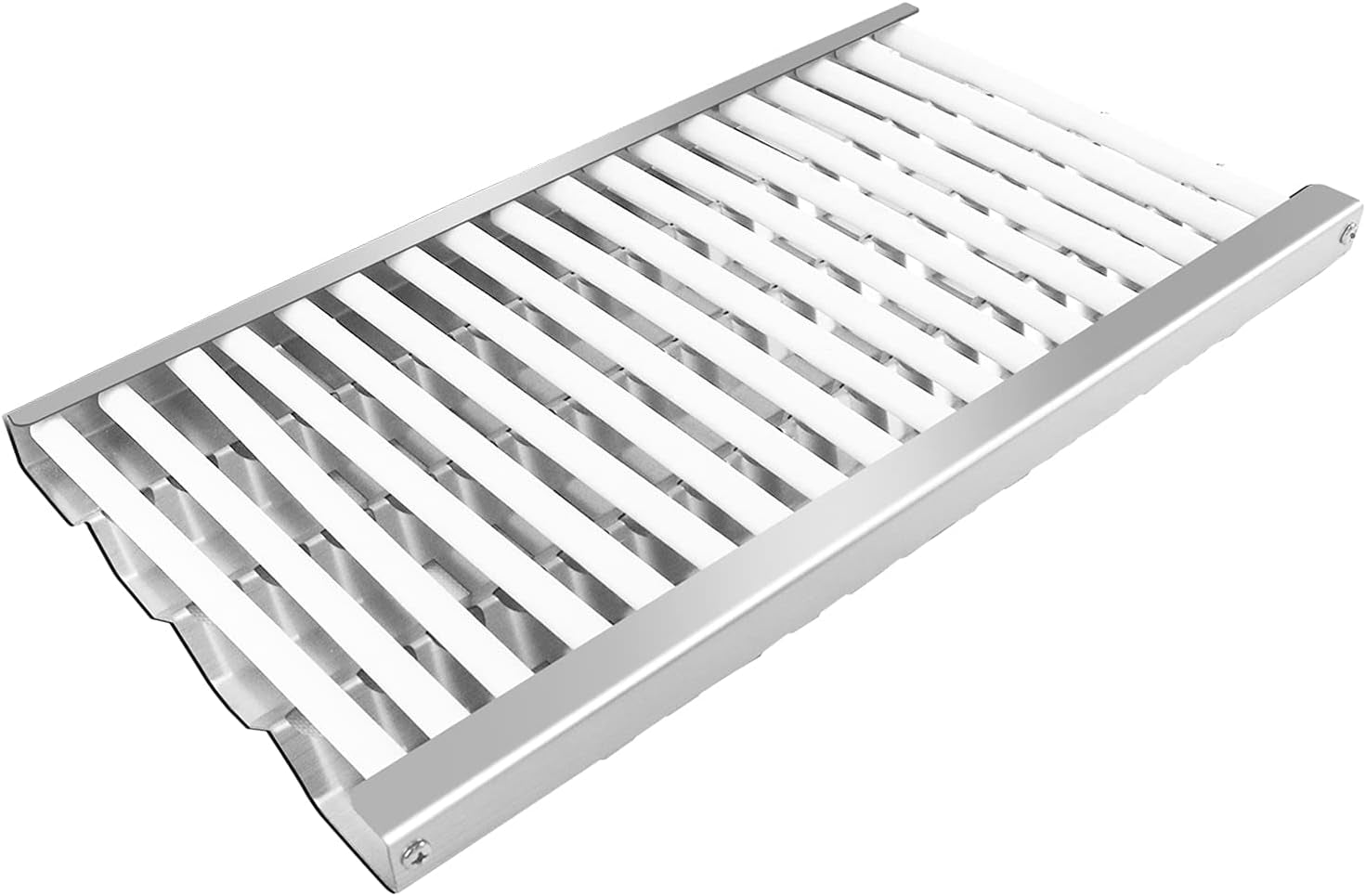 Grill Heat Plate Shield BBQ Ceramic Rod Complete Radiant Tray Replacement Parts for DCS 27DBQ. 27DBR. 27DSBQ. 27FSBQ. 36DBQ. 48DBQ. BGA27-BQ. BGB36-BQARN. BGB48-BQARL. Stainless Steel Gas Burner Cover