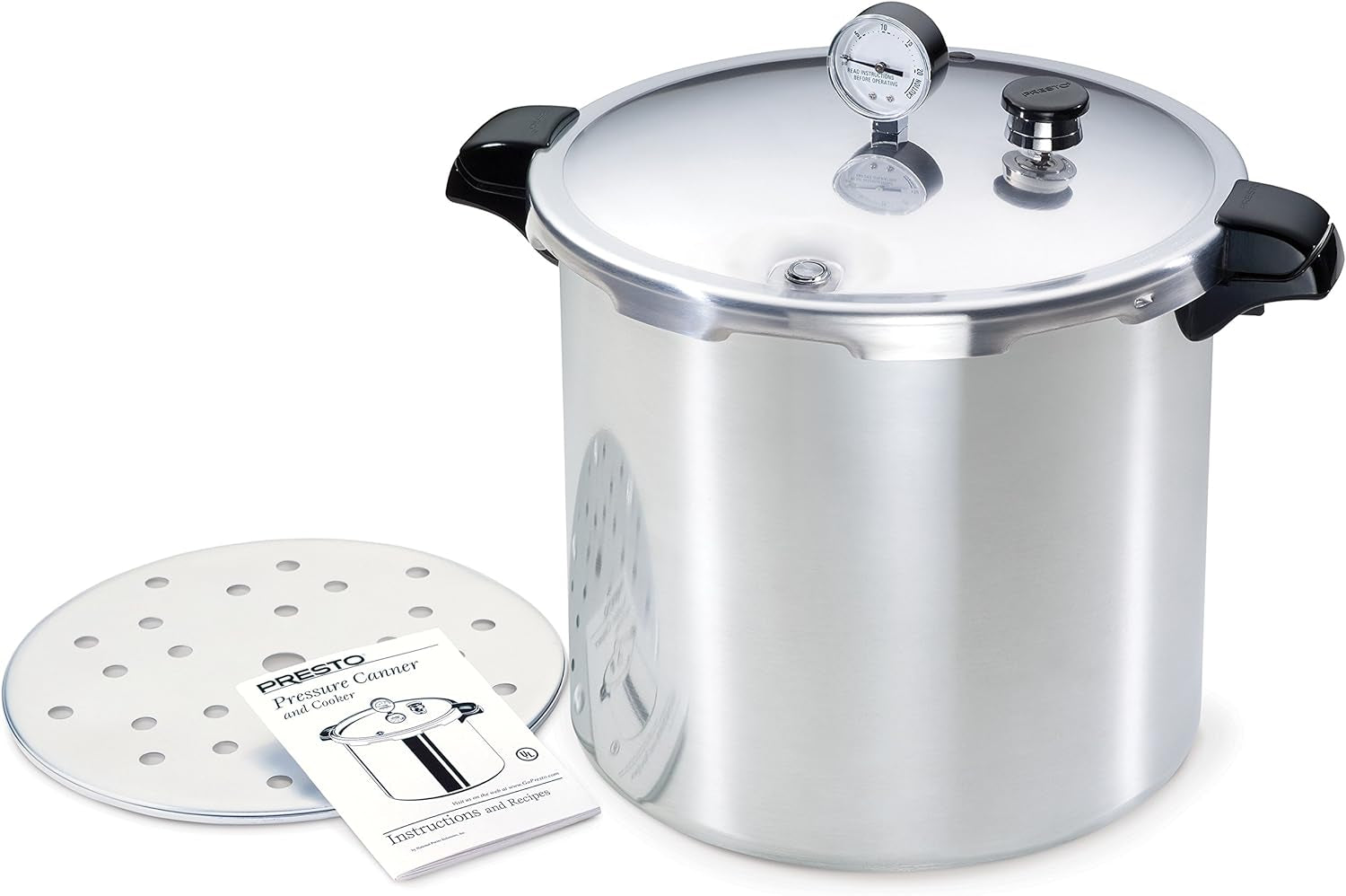 Presto 01781 Pressure Canner and Cooker. 23 Qt. Silver - Image 3