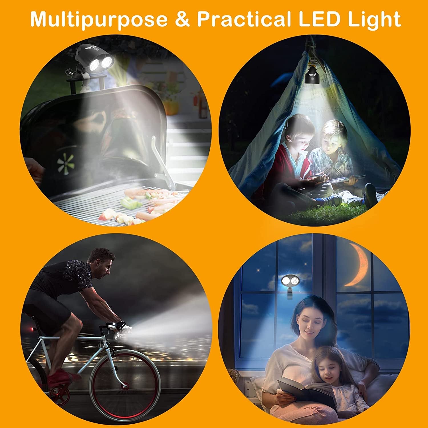 Grill Light BBQ Accessories - Upgraded Waterproof Grilling Accessories for Outdoor Grill. Smoker Accessories Grilling Gifts for Men Women Dad. Flexible BBQ Light with 10 Super Bright LED Lamps - Image 7