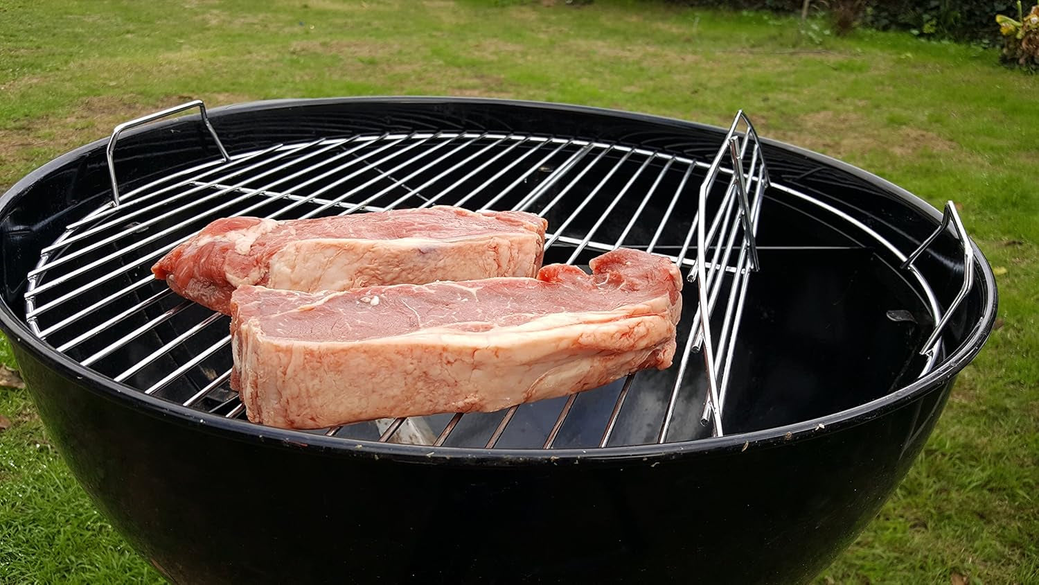 BBQ Dragon 22 Inch Rotating Grill Grate – Hinged Cooking Surface for Easy Charcoal Access – Heavy Duty 360° round Rotating Grate Replacement – Fits Weber Kettle & Other Charcoal Grills - Image 3