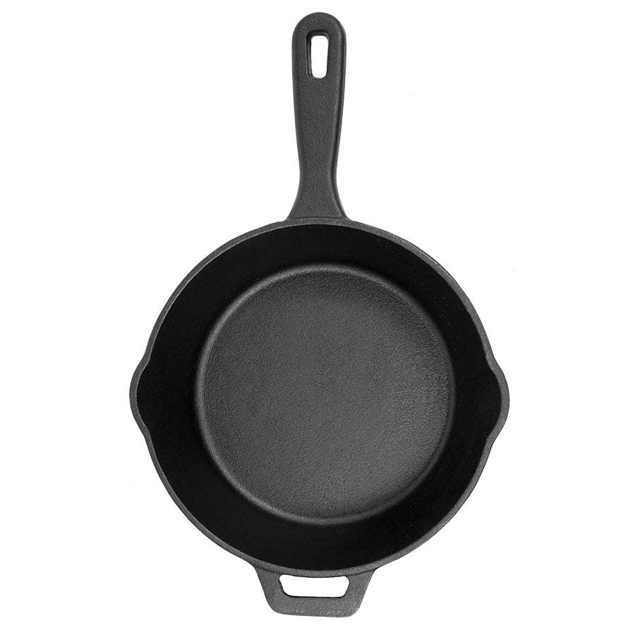 14in Cast Iron Deep Skillet with Lid - Image 4