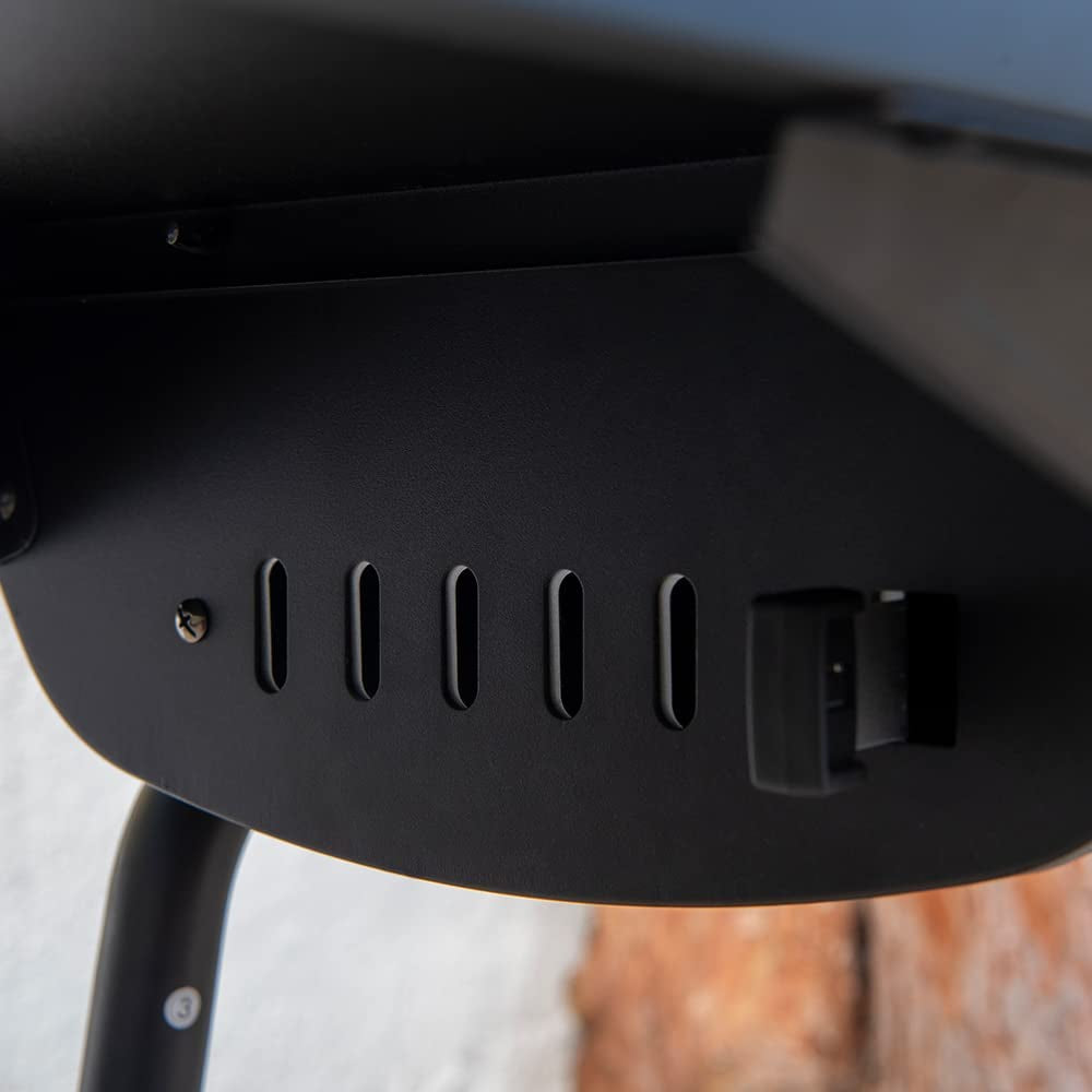 Nexgrill Premium Charcoal Barrel Grill. 29 Inches Barbecue Grill. Heavy Duty Charcoal Barrel BBQ Grill. Outdoor Cooking. Side Shelf. for Camping. Patio. Backyard. Tailgating Barrel Grill - Image 6