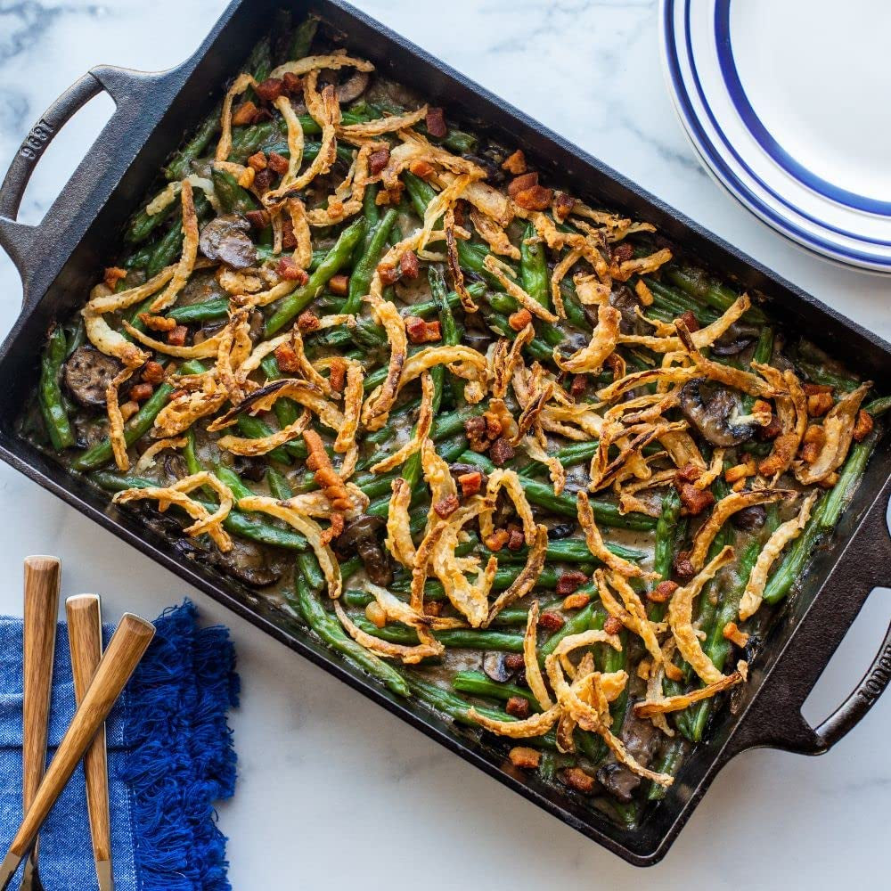 Lodge 9X13 Cast Iron Casserole. Black - Image 11