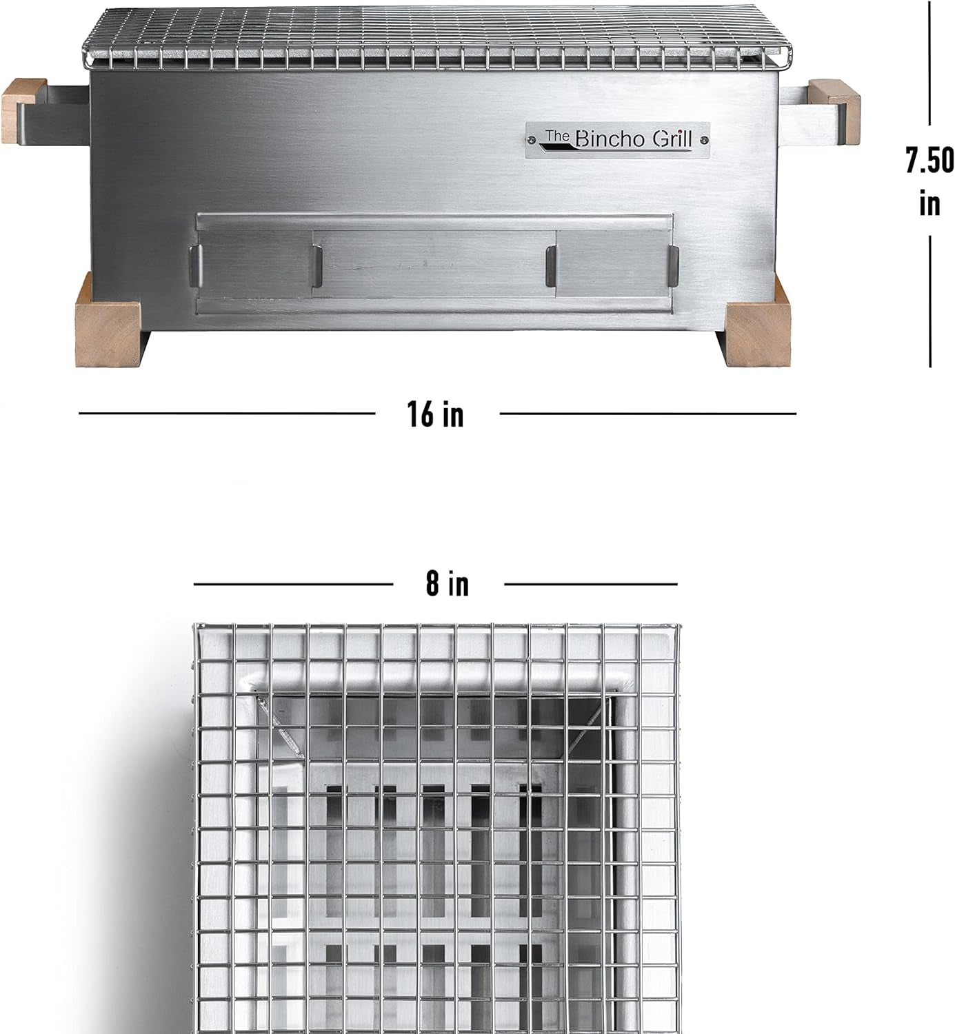 MG-168 Yakitori Tabletop Charcoal Griller-Mini Japanese Style Hibachi - Image 6