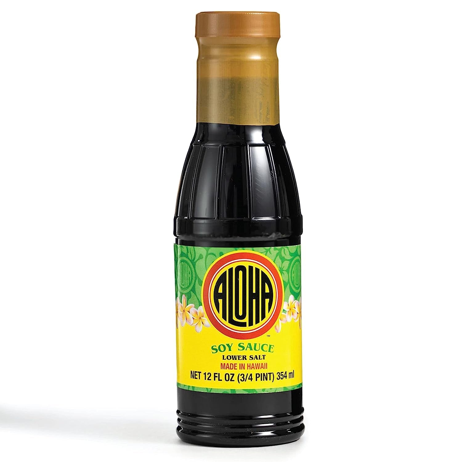Aloha Shoyu Soy Sauce. Lower Salt - Hawaiian Soy Sauce with Smooth. Balanced Flavor - Authentic Soy Sauce for Cooking. Marinades. and Dips - Premium Shoyu Soy Sauce Made in Hawaii - 12 Oz