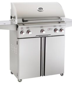 American Outdoor Grill: 30 AOG Grill on Cart. w/ Rotisserie & Side Burner