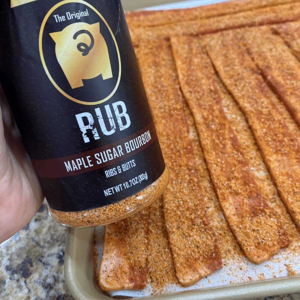 Maple Sugar Bourbon Rub | BBQ Rub for Pork. Bacon. Ham. Butts. Chops and Ribs | Runnin' Wild Foods. 10.7 Ounces - Image 3