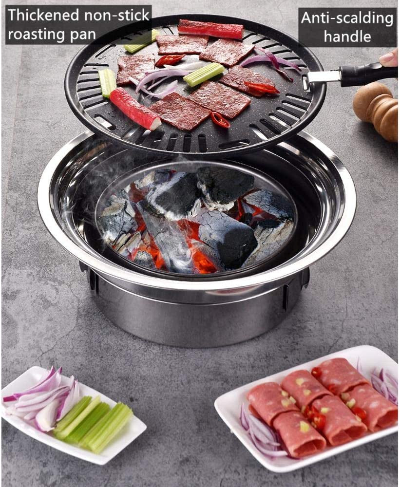Primst Multifunctional Charcoal Barbecue Grill. Household Korean BBQ Grill. Portable Camping Grill Stove. Tabletop Smoker Grill - Image 3