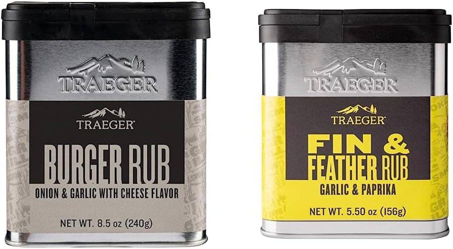 Burger Rub & SPC176 Fin and Feather Rub with Garlic and Paprika