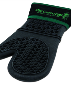 Big Green Egg:  Heat-Resistant Silicone Mitt w/Fabric Cuff