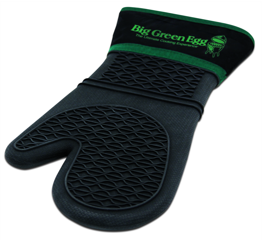 Big Green Egg: Heat-Resistant Silicone Mitt w/Fabric Cuff