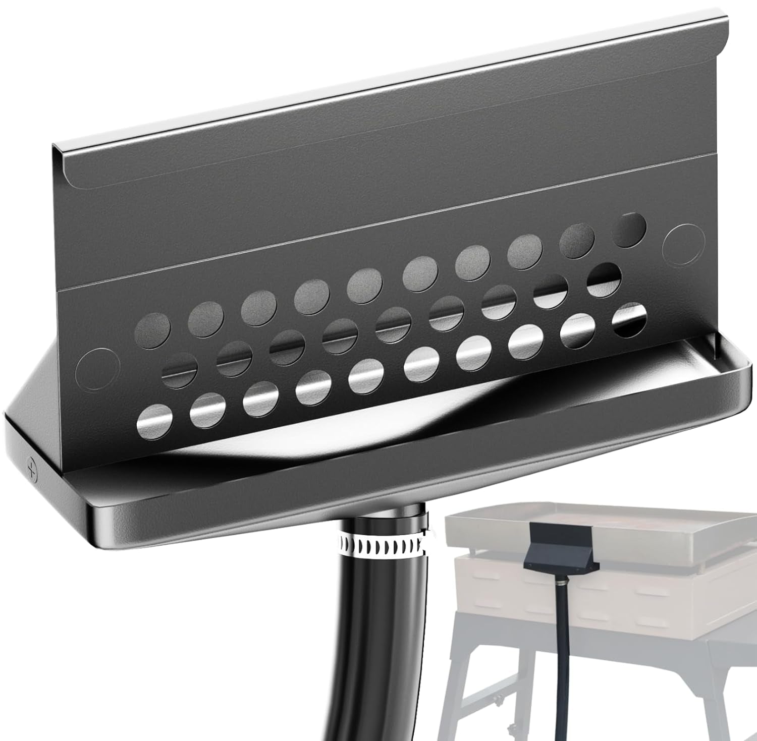 Rear Grease Drainage Funnel for Blackstone Grease Catcher Upgrade. Blackstone Grease Trap with Integrated Grease Gate Replace Grease Cup for Liners Saving. Blackstone Griddle Accessories. Reusable