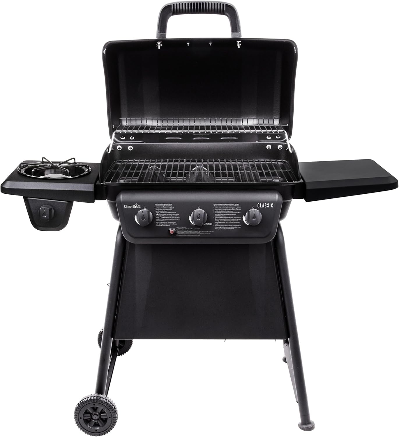 Char-Broil® Classic Series™ Convective 3-Burner with Side Burner Propane Gas Stainless Steel Grill - 463773817-P2 - Image 7