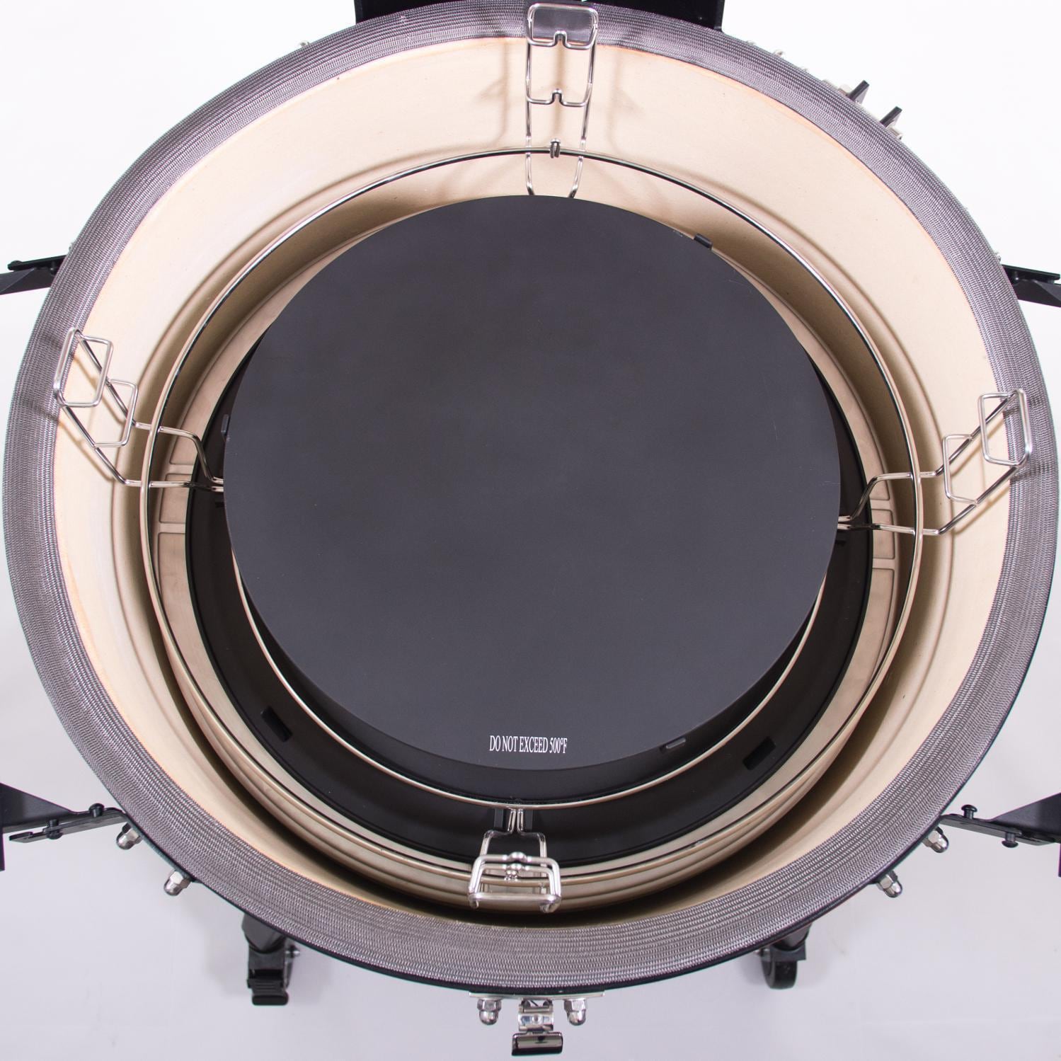 Kamado Joe: Big Joe III w/ Cart. Hyperbolic Insert. Aluminum Side Shelves. Heat Def. D&C. Tools - Image 7