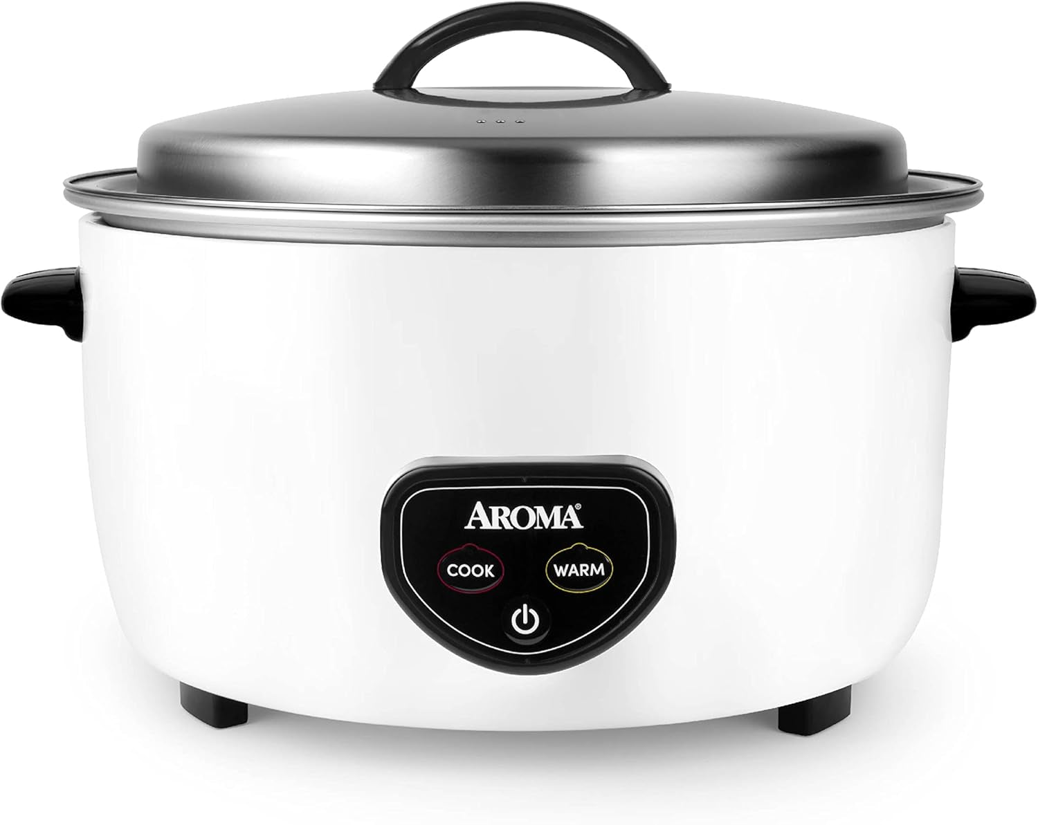 Aroma Housewares Commercial 60-Cup (Cooked) / 14Qt. Rice & Grain Cooker (ARC-1430E). White