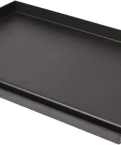 25 X 16 Nonstick Coating Cooking Griddle for Gas Grill. Universal Griddle Flat Top Plate Insert with Grease Groove and Removable Handles for Charcoal/Gas Grills. Camping. Tailgating. Parties