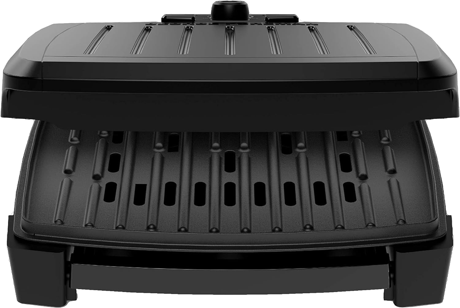 GEORGE FOREMAN® Contact Submersible™ Grill. 5-Serving Grill - Adjustable Temperature Control. Black Plates. Wash the Entire Grill - Image 2