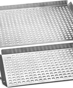 76630 Stainless Steel Grill Topper Grid. Set of 2. 11X7 and 11X17