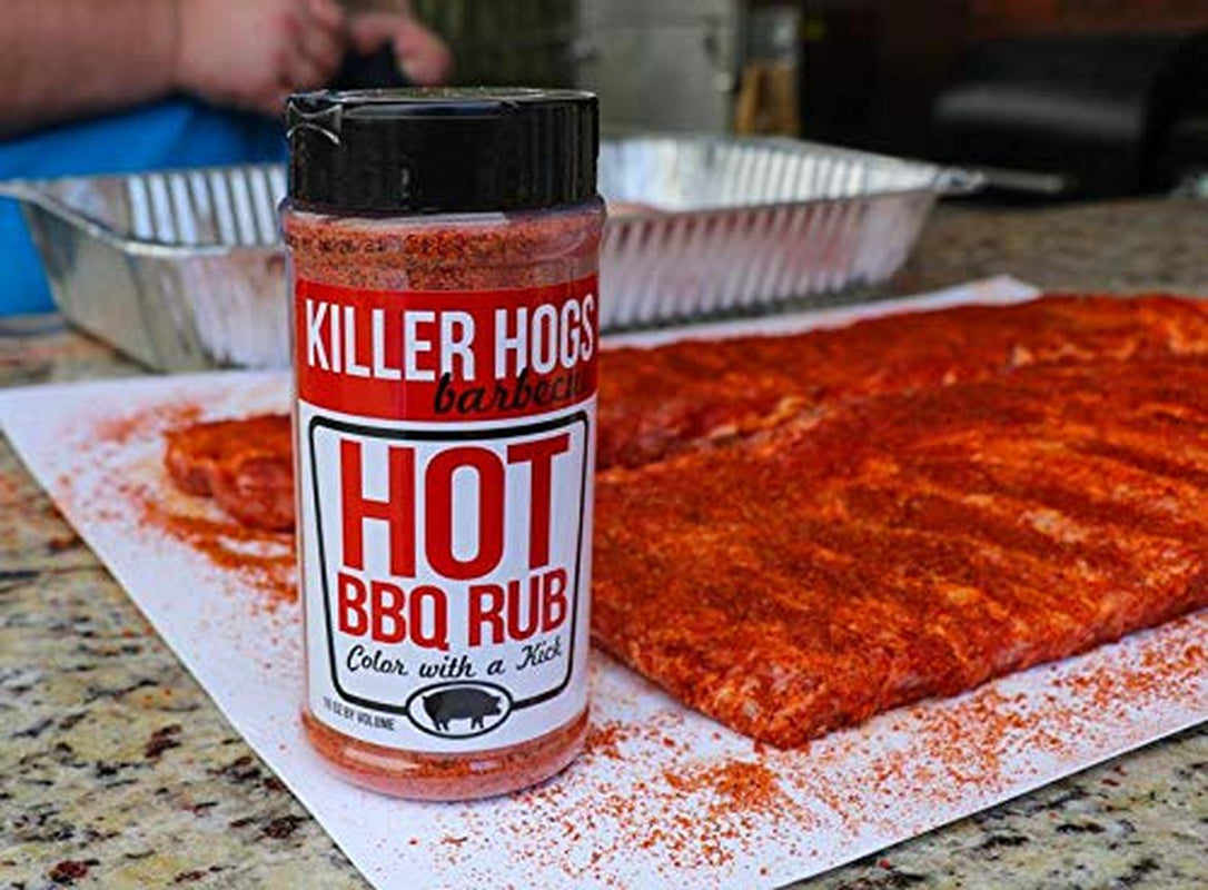 Killer Hogs HOT BBQ Rub | Championship Grill Seasoning for Beef. Steak. Burgers. Pork. and Chicken | 12 Ounces - Image 4