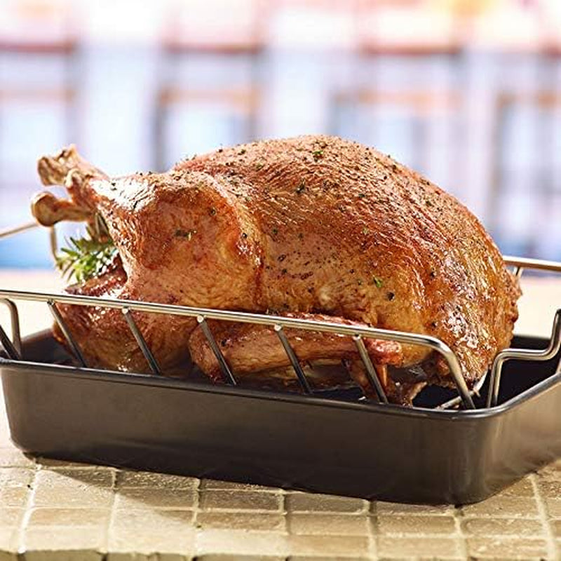 Turkey Roasting Rack Rib Rack for Big Green Egg - Stainless Steel Dual-Purpose Rib Racks for Smoking. U-Shaped Turkey Racks for Roasting Pan. for Big Green Egg. Kamado Joe. Char-Griller Akorn Etc - Image 7