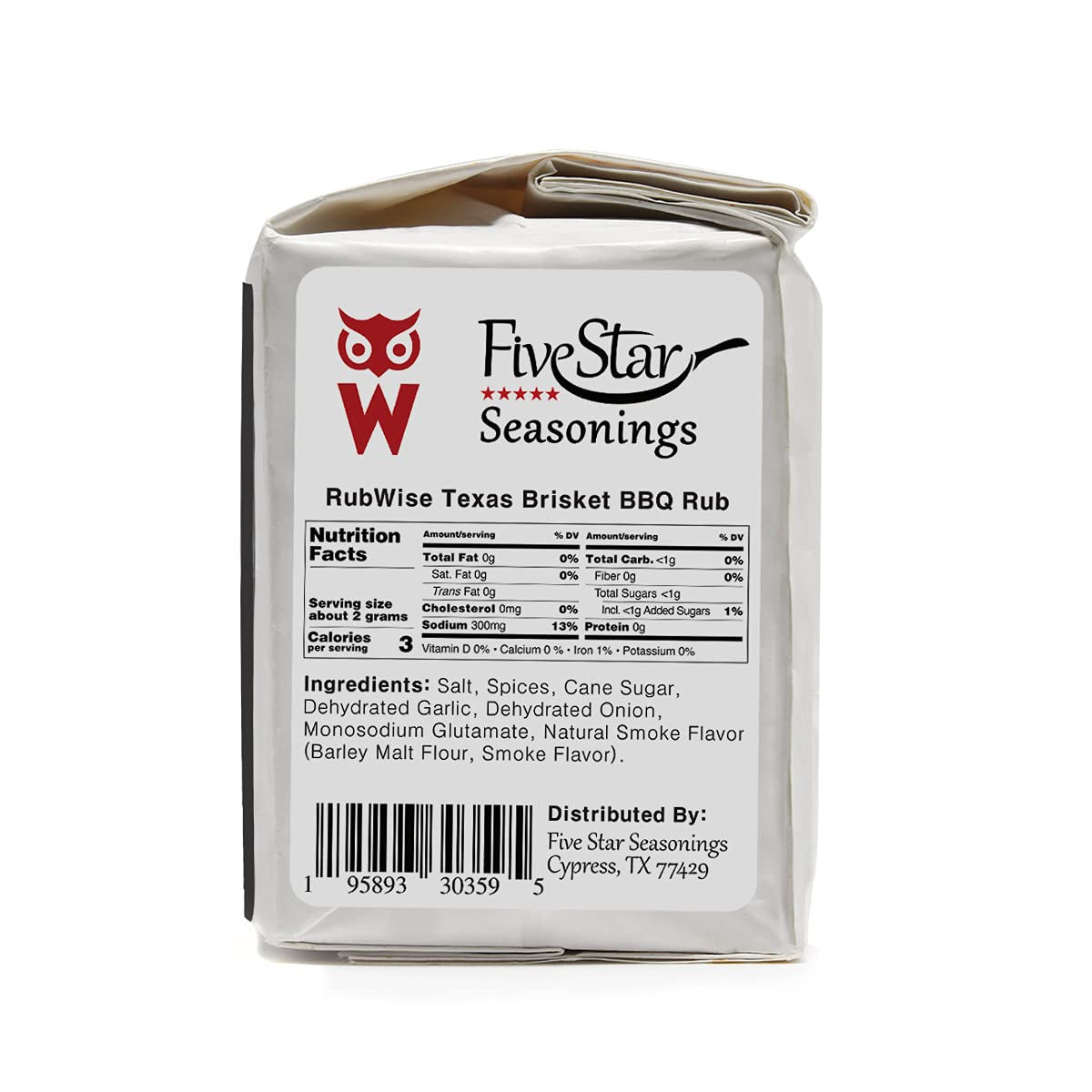 Texas Style Brisket Rub by Rubwise | Brisket BBQ Rub & Spices for Smoking and Grilling | Beef Seasoning Dry Rub | Smokey Savory Barbecue & Grill Blend | Great on Brisket. Steaks. Ribs & Burgers (1Lb) - Image 7