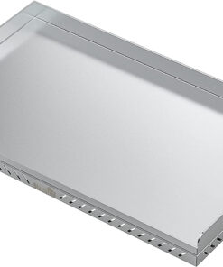 28 Inch Stainless Steel Flat Top Gas Grill Griddle Replacement for Blackstone 2-Burner Propane Fueled Grill Improved New Rear Grease Management System (Improved Version)